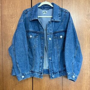 Oversized Heavyweight denim jacket by Future Collective size 1X